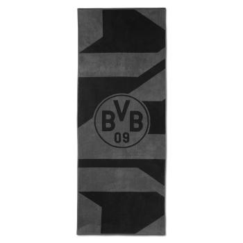 Borussia Dortmund BVB Badetuch grau/schwarz 70 x 180 cm